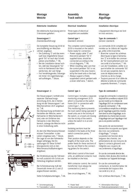 Kleinkrantechnik Small Crane Technology Techique de monorails et ...