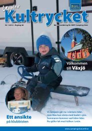 Ett ansikte till Växjö - MHF Camping Club