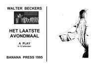 1996 Het laatste avondmaal - Walter Beckers