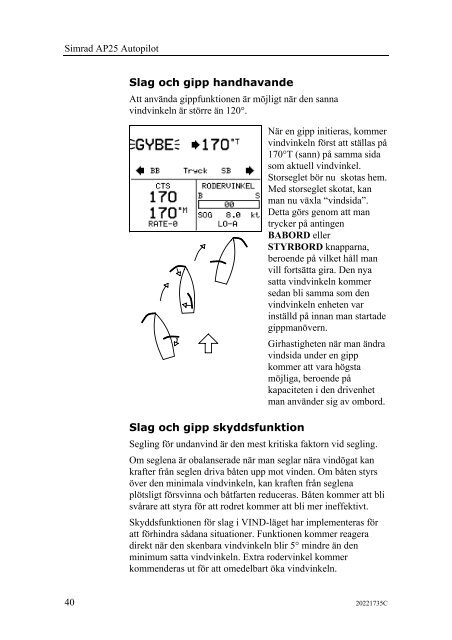 20221735C AP25 Autopilot Manual Swedish - Bryggan i Väst