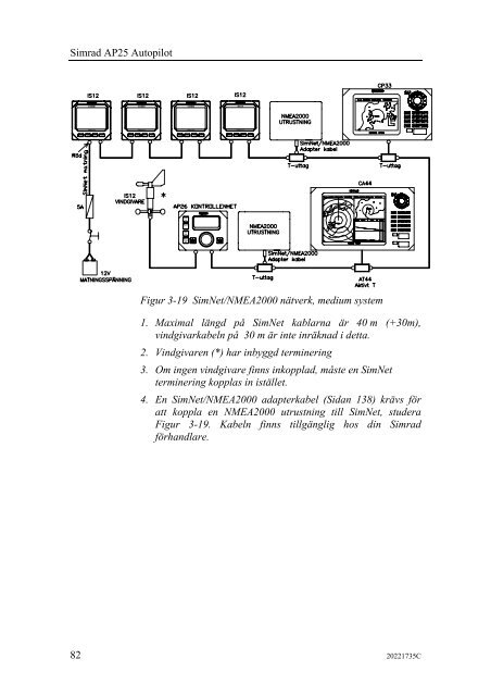 20221735C AP25 Autopilot Manual Swedish - Bryggan i Väst