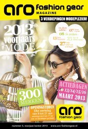 Klik hier om de modekrant te downloaden! - ARO Fashion Gear