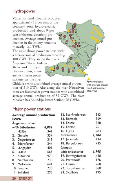 Facts about Västernorrland 2009 Facts about Västernorrland 2009