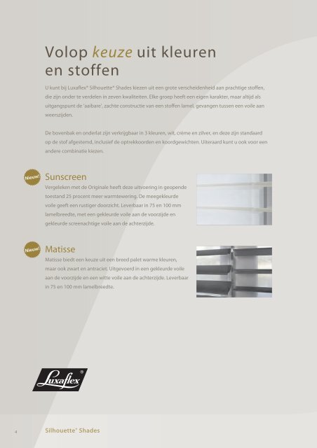 Deze brochure downloaden - Luxaflex