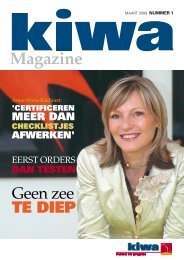 Kiwa Magazine maart 2009