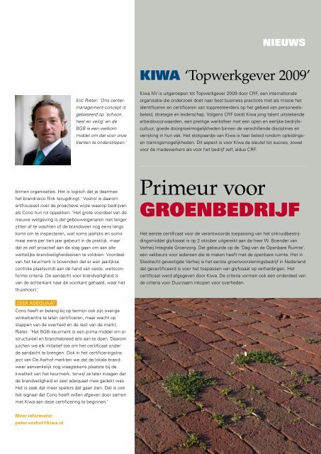 Kiwa Magazine maart 2009