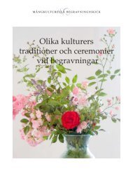 Olika kulturers traditioner och ceremonier vid begravningar