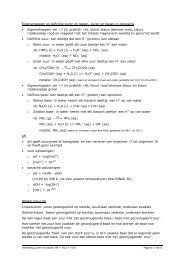 Herhaling H9 + H11 + H15 Zuren en basen - Scheikunde op school