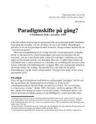 Paradigmskifte på gång? - Pia Hellertz