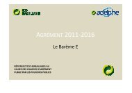 Présentation du barème E d'Eco emballage et tri