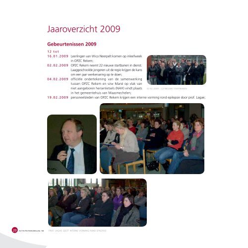 Activiteitenverslag 2009 - OPZ Rekem