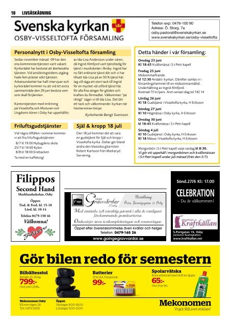 23/6 - 6/7 2010 100% Lokaltidning nr. 12