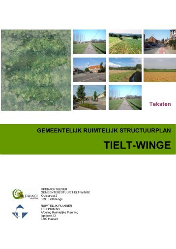 2 plannings - gemeente Tielt-Winge