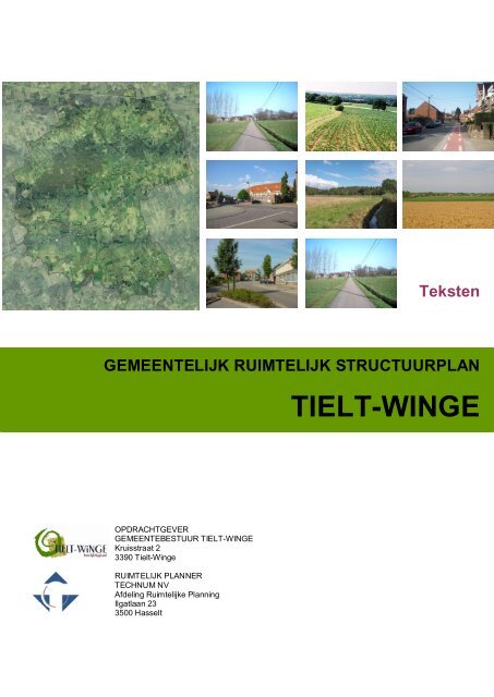 2 plannings - gemeente Tielt-Winge