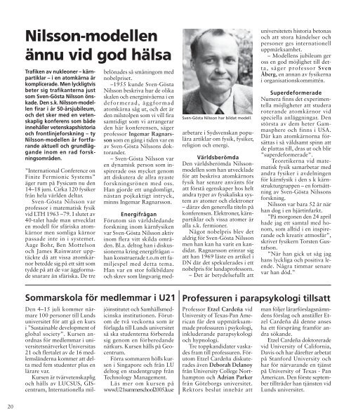 LUM nr 6 - 17 juni - Humanekologi Lunds universitet