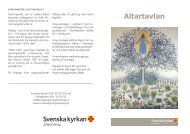 Läs mer om altartavlan - Svenska kyrkan Jönköping