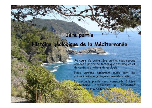 mediterranee histoir.. - geologie randonneurs