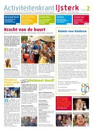 Activiteitenkrant - Ijsterk