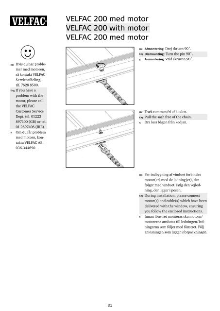 Montagevejledning Installation guide Montagevägledning ...