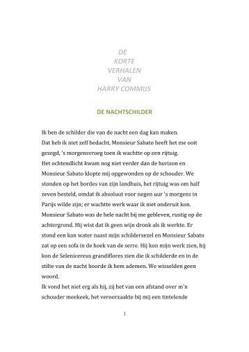 Lees het verhaal - De korte verhalen van Harry Commijs