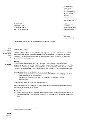 beschikking.pdf (84 Kb) - Provincie Overijssel