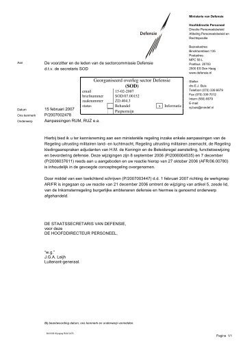 Aanpassingen RUM RUZ e.a. 15-02-07 - ACOM