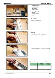 Kabelgoot op maat maken 1