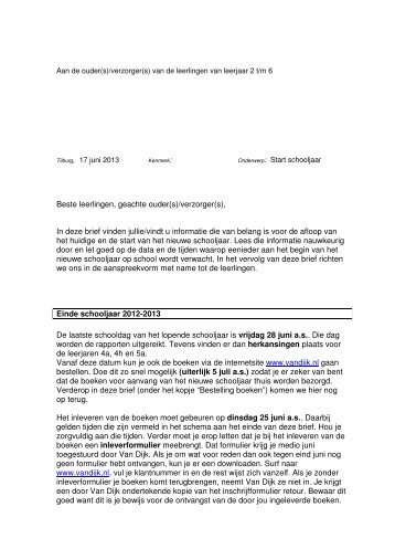 Beste leerlingen, geachte ouder(s)/verzorger(s), In ... - Beatrix College