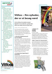 Vitfoss – fire nyheder, der er et besøg værd