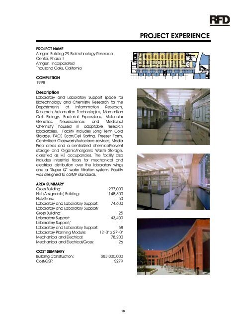 Low Resolution Firm Brochure - Research Facilities Design