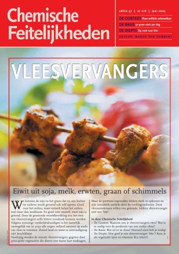 vleesvervangers - Chemische Feitelijkheden