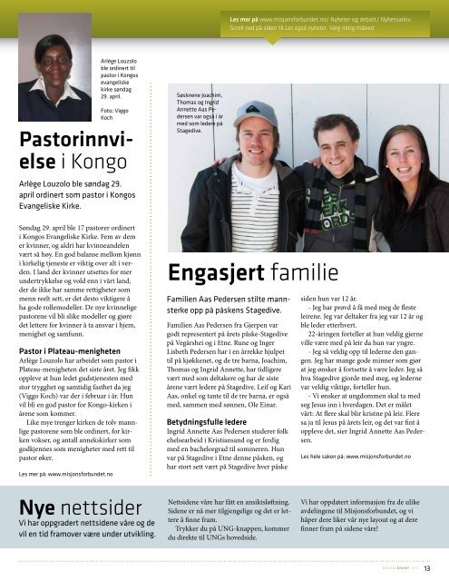 Misjonsbladet 3-2012. - Misjonsforbundet