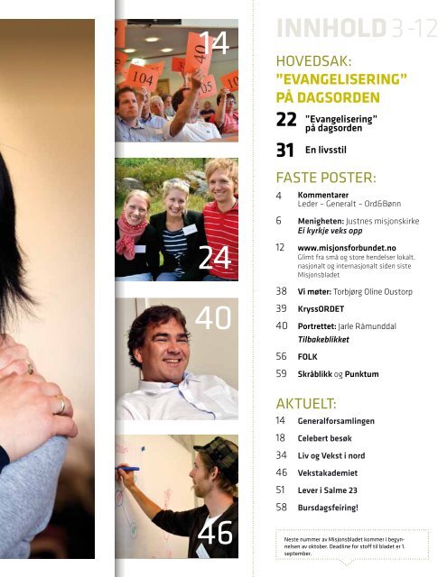 Misjonsbladet 3-2012. - Misjonsforbundet