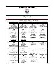 Afrikaans Huistaal - Midstream College