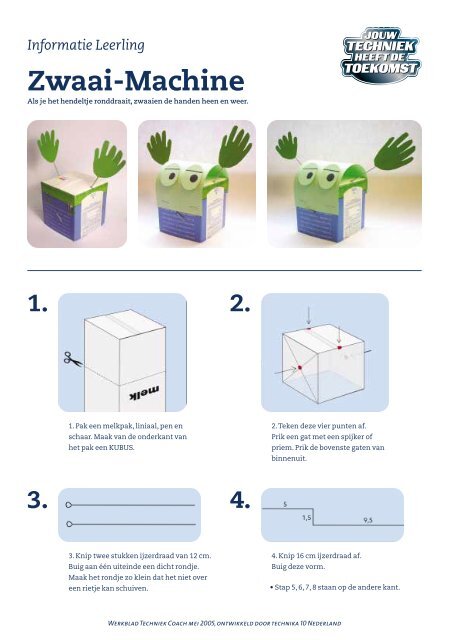 Maakopdracht: de Zwaai-Machine - Techniek Coach