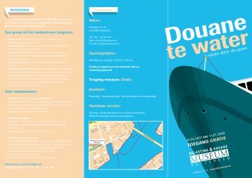 Douane te water 2008 (613 kB PDF) - Belasting & douane museum