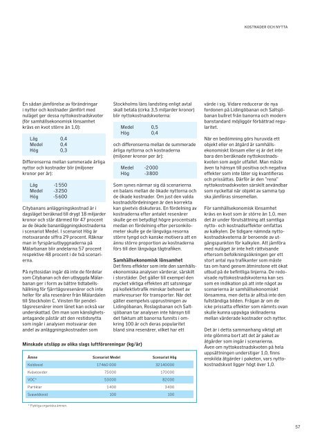 Trafikplan 2020 - SL