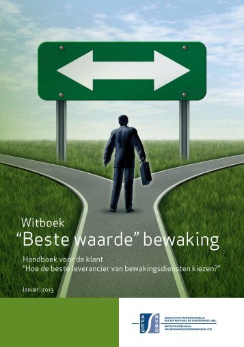 BVBO Witboek ''Beste Waarde'' bewaking - Beveiliging Nieuws