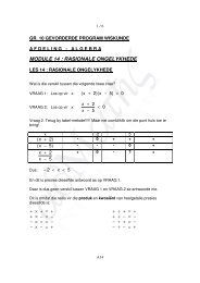 MODULE 14 : RASIONALE ONGELYKHEDE - AdMaths