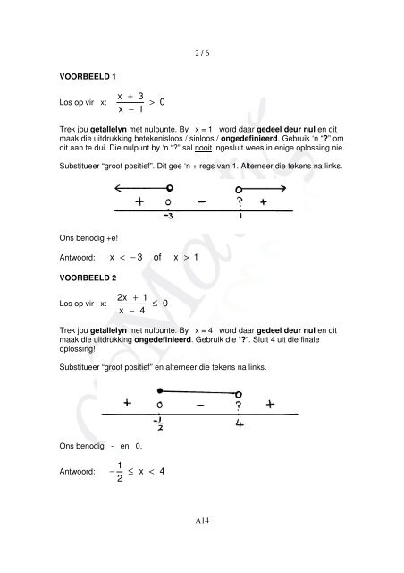 MODULE 14 : RASIONALE ONGELYKHEDE - AdMaths