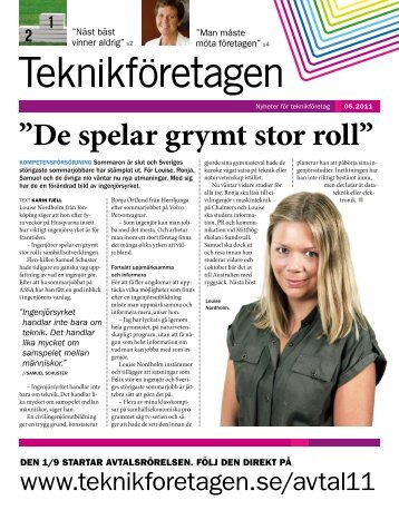 De spelar grymt stor roll” - Teknikföretagen