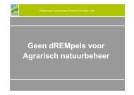 inleiding ecologie - Regionaal Landschap Groene Corridor (RLGC)