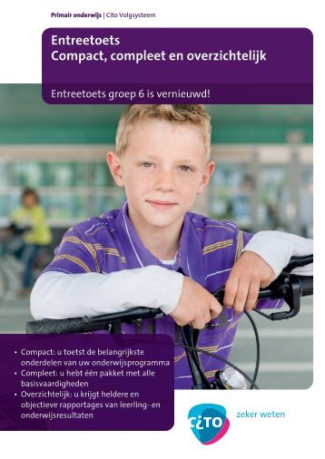 Entreetoets Compact, compleet en overzichtelijk - De Merwijck