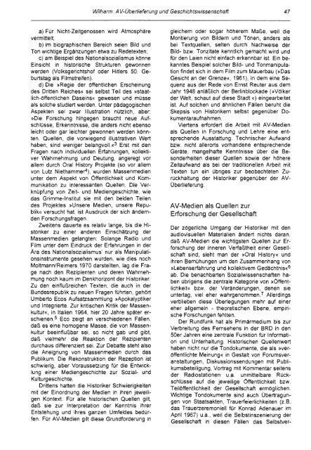 1998, 24. Jahrgang (pdf) - Studienkreis Rundfunk und Geschichte