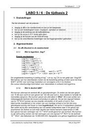 LABO 5 / 6 : De tijdbasis 2 - KHLim