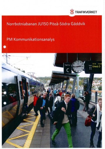 Piteå-Södra Gäddvik PM Kommunikationsanalys