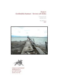 Gotländska hamnar – bevara och bruka - Gotlands Museum