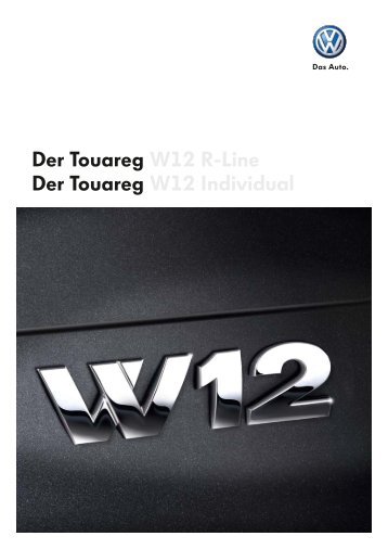 Der Touareg W12 R-Line Der Touareg W12 ... - Autohaus Perski ohg