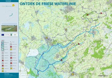 fietskaart friese waterlinie