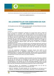 de levenscyclus van gebouwen en hun componenten - Leefmilieu ...